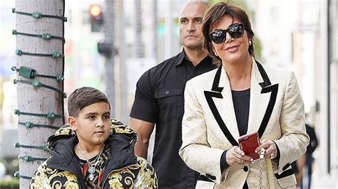 Mason Disick In K Versace Coat From Kris Jenner — See Pics 